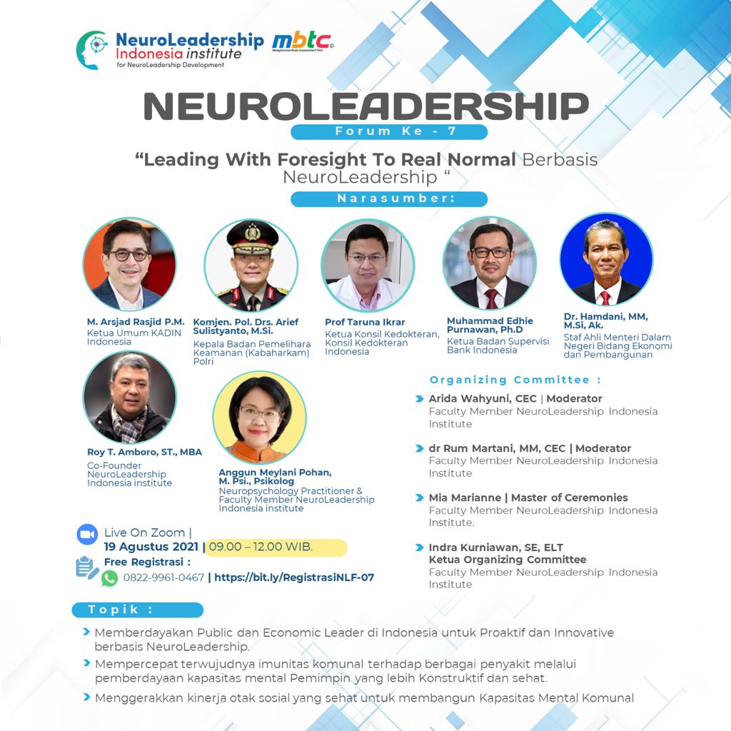 NeuroLeadership Forum 7 – Leading with Foresight to Real Normal Berbasis NeuroLeadership